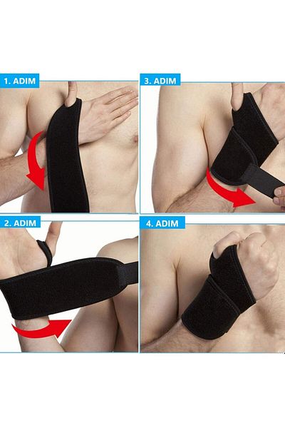 Fulia Hand Wrist Bandage Wrist Sprain Wristband Sports Wristband