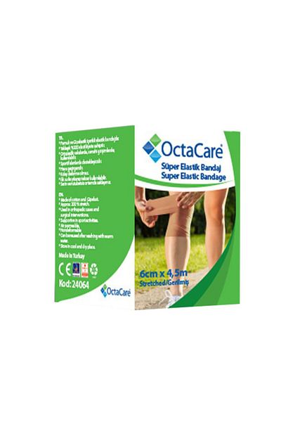Octacare SUPER Elastic Bandage Skin Color 6cm x 4.5 Meters