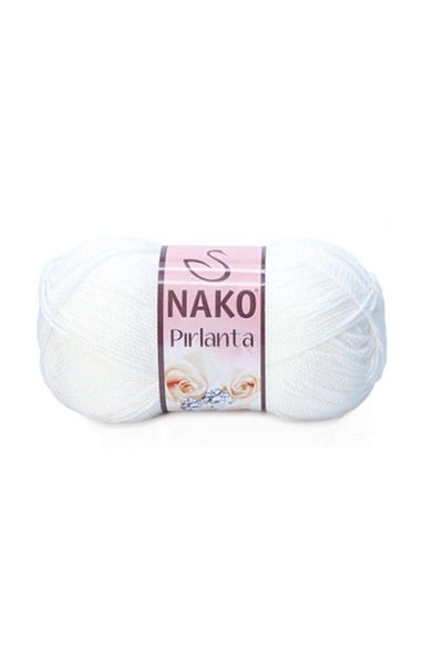 NAKO Διαμάντι 208 Λευκό |   Διαμαντένιο νήμα Amigurumi