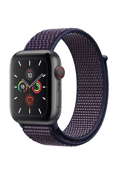 FERRO Fabric Purple Navy Blue Cord Compatible with Apple Watch Series