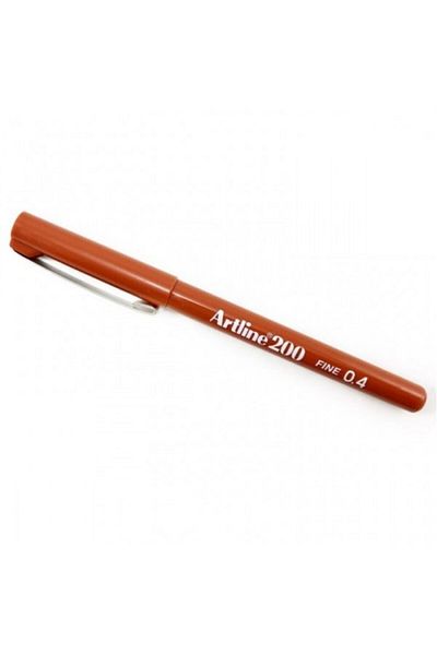artline 200 Fineliner 0.4 Brown