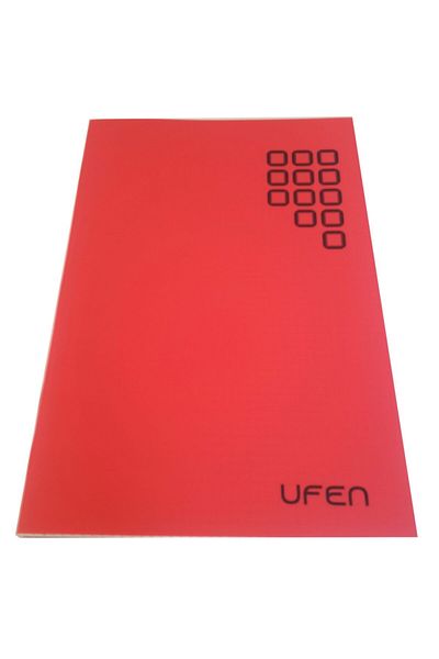 Mahi Max Ufen Pp Copertă 60 de coli A4 Caiet de dimensiuni mari în carouri - 4 bucăți