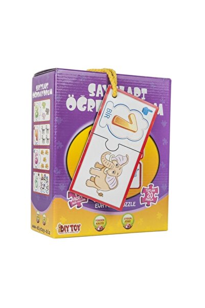 Diytoy لغز أنا أتعلم الأرقام إيفا 11 قطعة