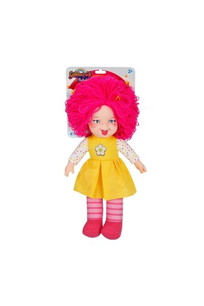 Sunman 45cm Rainbow Patterned Doll - 23464 Pink Haired WedGe Doll