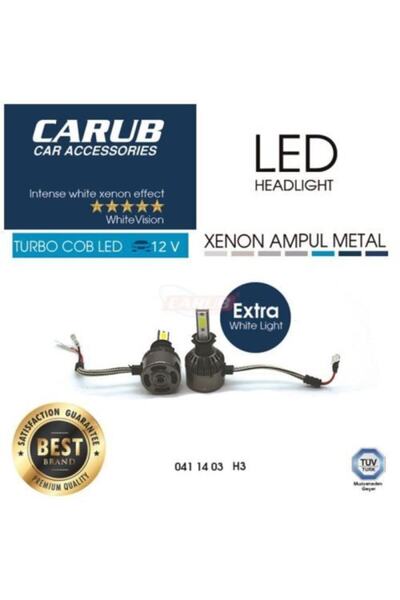 han oto kılıf Carub Led Xenon Fanlı H7 12 V
