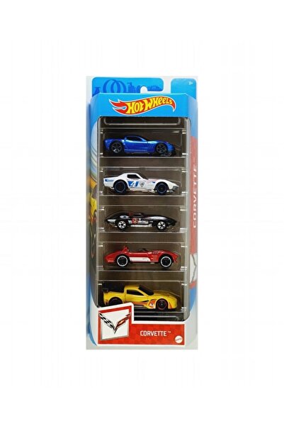 HOT WHEELS Car Set of 5 01806 Gtn35 Corvette