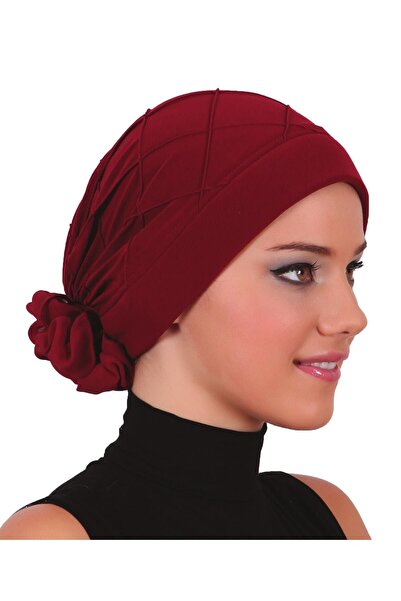 fidan bone Accesoriu din șifon cu spate cu nervuri de lux, turban gata făcut, turban pentru hijab, potrivit pentru uz medical