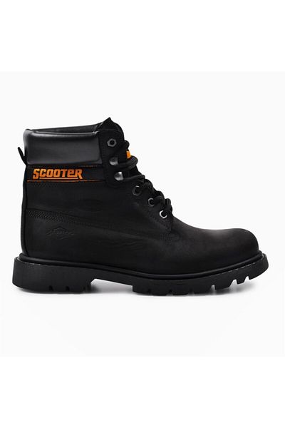 Scooter Ανδρικές μαύρες μπότες Nubuck 5130