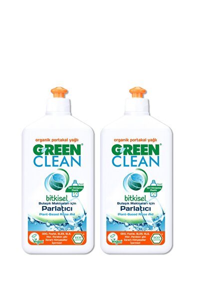 Green Clean Organik Portakal Yağlı Bitkisel Bulaşık Makinesi Parlatıcı 500 ml...