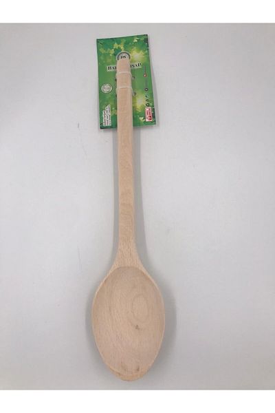 ALİMLER TOPTAN Brown Wooden Spoon 27cm