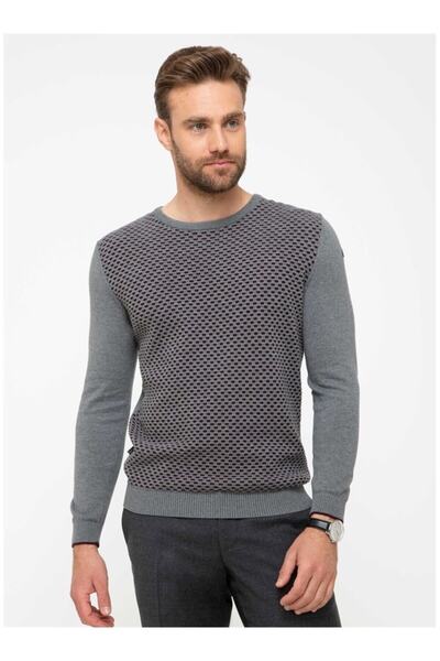 Pierre Cardin Erkek Gri Kazak