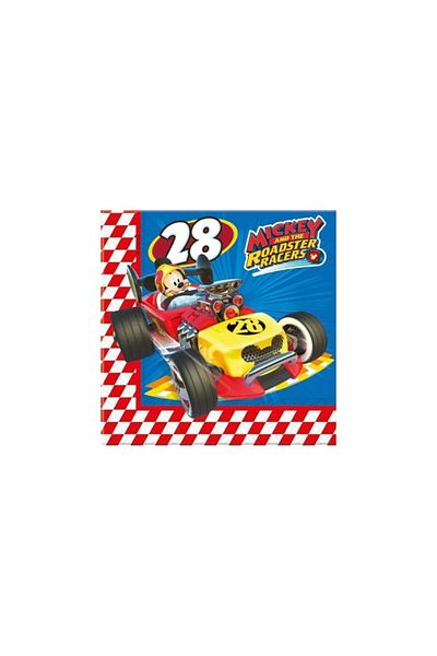 BalonEvi Ldm9399 Mickey Roadster χάρτινο χαρτοπετσέτα 33x33 cm (20 τεμάχια) /bmp1310ldm
