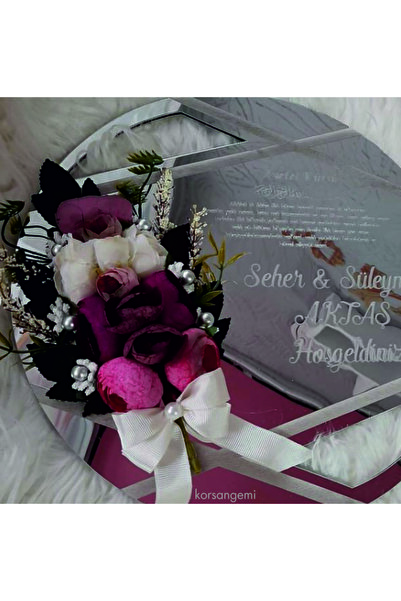 korsan gemi Yuvarlak Gümüş Pleksi Kapı Süsü