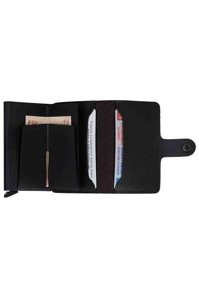WalSmart Mini Cotton Leather Wallet with Smart Mechanism