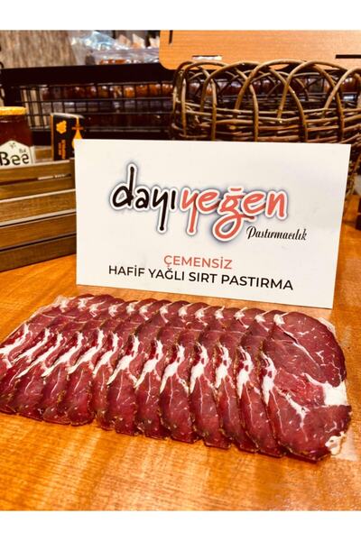 DayıYeğen Dayı Yeğen Çemensiz Hafif Yağlı Sırt Pastırma 500 gr- Kayseri