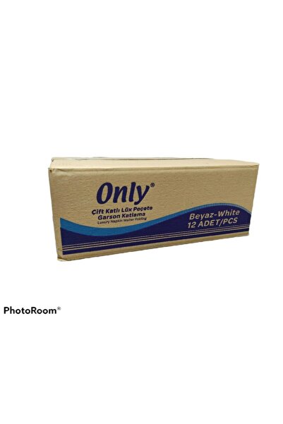 ONLY Double Layer Luxury Waiter Folding Napkin 12 Packs