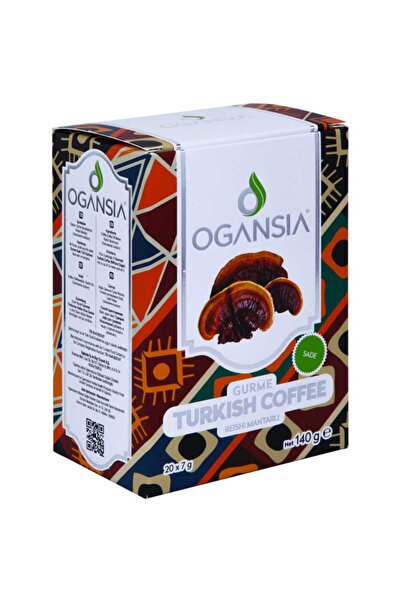 OGANSIA Reishi Mantarlı Sade Türk Kahvesi 140 G 20x7 G