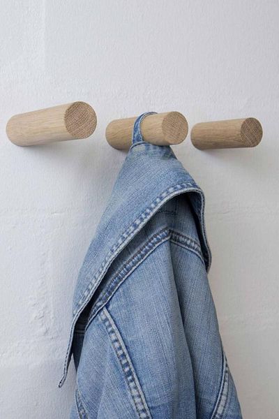 Alyones Minimalist 3-Piece Wall Hook, Coat Rack and Clothes Hanger