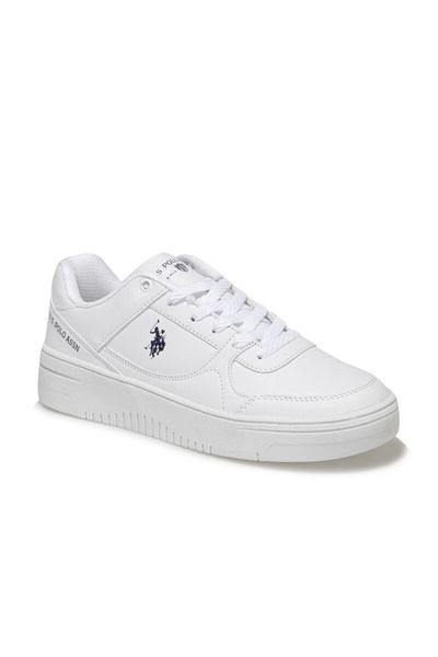 U.S. Polo Assn. U.S. Polo, unisex, talpă confortabilă, pantofi albi simpli, pantofi Lee
