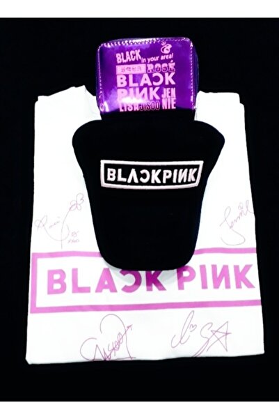 Gökhan Club Blackpink T-shirt Blackpink Καπέλο Πορτοφόλι 3 τεμαχίων Συνδυασμός