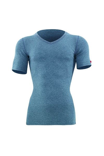 Blackspade Black Spade 1263 2ης στάθμης V λαιμόκοψη κοντό μανίκι Unisex θερμικό εσώρουχο γκρι μελανζέ