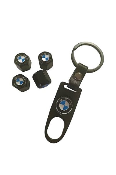 Genel Markalar Metal Sibop Kapağı Ve Anahtarlık Set Bmw Logolu