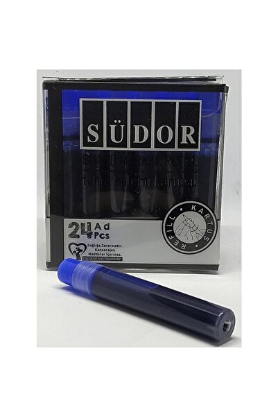 Südor Tahta Kalemi Kartuşu 24'lü Mavi