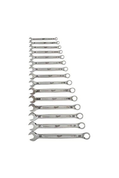 Milwaukee T4932464258 Ağır Hizmet Tipi Kombine Anahtar Takımı 15 Parça