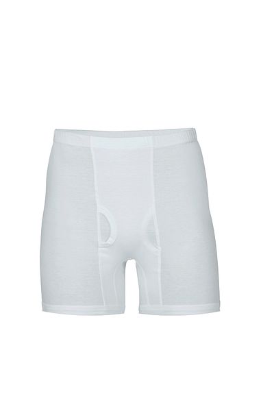 Şahin Men's White 6 Pack 100% Cotton Single Jersey Leg Boxers