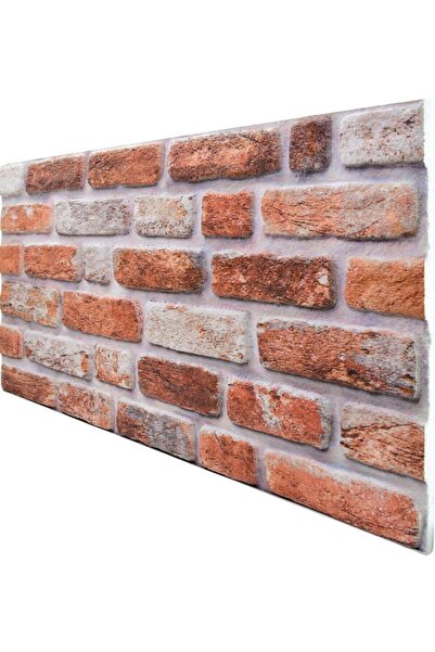 Pandekor 5 Adet (2,5M2) X Tuğla Desenli 3 Boyutlu Renkli Strafor Köpük Duvar Kaplama Paneli (BR-545)