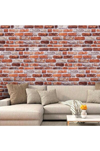 Pandekor 5 Adet (2,5M2) X Tuğla Desenli 3 Boyutlu Renkli Strafor Köpük Duvar Kaplama Paneli (BR-545)