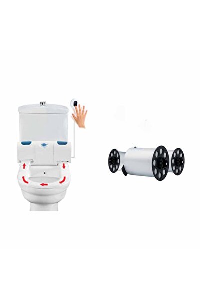 Rulopak Sensörlü Klozet Kapak Dispenseri + 50 Adet Rulo