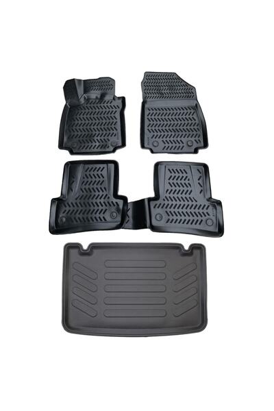 Leader Renault Clio 4 2012-2019 3d Paspas Ve Bagaj Havuzu Seti