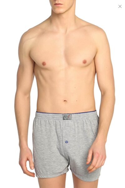 Tutku Мъжки боксерки от обикновен памук с хавлиена талия, комплект от 3