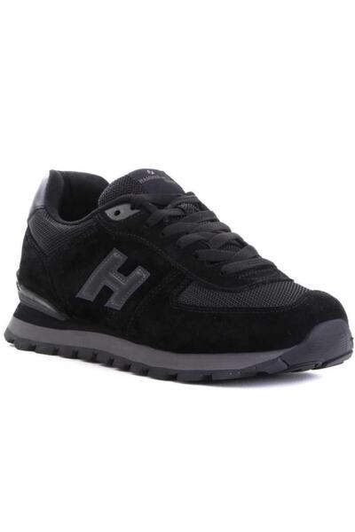 Hammer Jack Pantofi sport de zi cu zi Confort, negri, din piele naturală, 19250