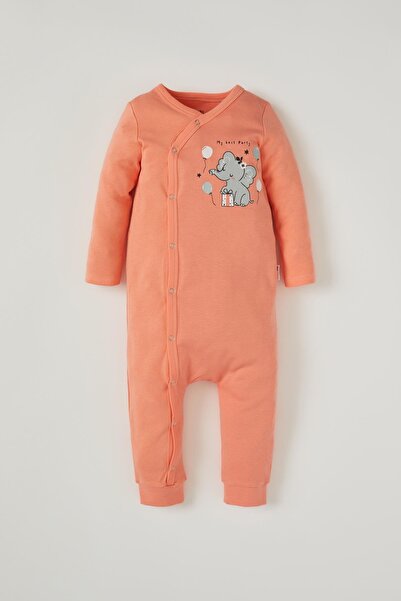 DeFacto Kız Bebek Sevimli Fil Baskılı 2'li Pamuklu Takım