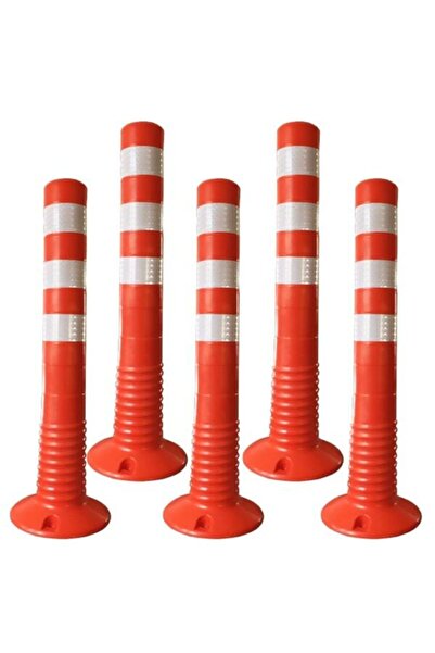 AYTRAFİK 5'li Set Delinatör 75 cm Esnek Körüklü Duba