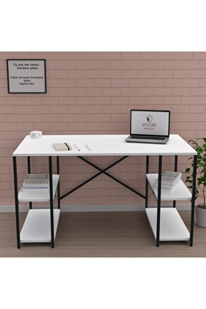 Kenzlife ofis masası miyako 075*130*40 byzsyh tekerlekli bilgisayar çalışma büro