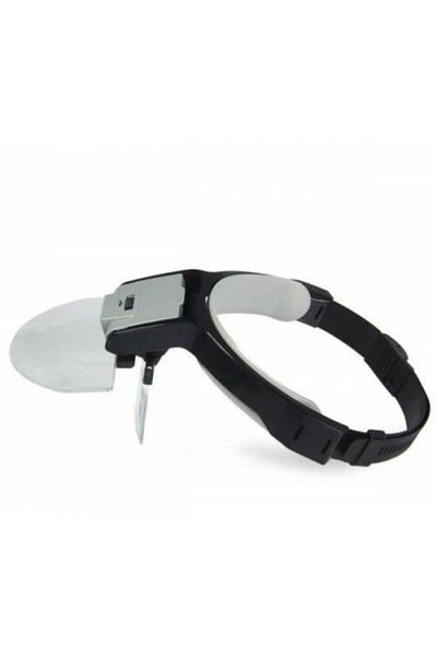 Nikula Mg81001-b2 - 5 Lens LED Illuminated Hat Type, Double Lens Installed Magnifier