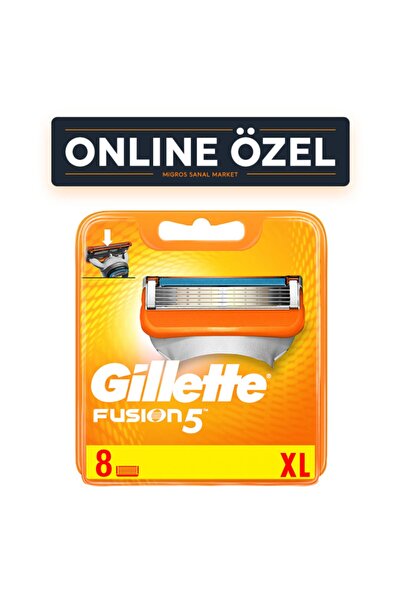 Gillette Fusion 5 Manual Yedek 8'li Karton Ambalaj