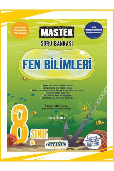 Okyanus Yayınları 8. Sınıf Lgs  Master Fen Bilimleri Soru Bankası