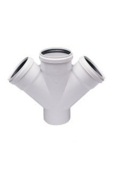 Pvc-u Çift Çatal 45" 125 X 110 Mm