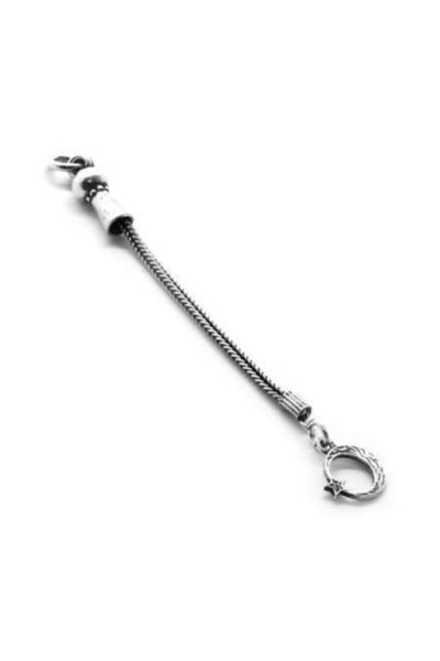 EbruHome شرابة القمر الفضية بتصميم نجمة