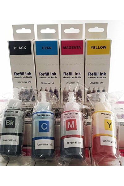 TonerGrup Refill Ink Mürekkep 4 Renk (70ML*4)