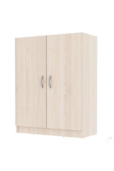 Alesta Life 2 Kapaklı 4 Raflı Ayakkabılık Sonomo