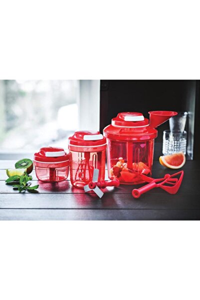 Tupperware Kırmızı Ekstra Şef Set