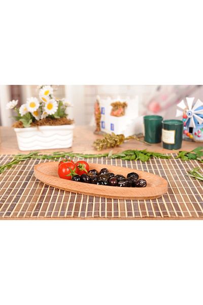BERRY Wooden Boat Presentation Plate