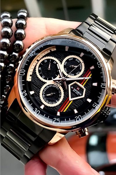 Naviforce Men's Wristwatch with Active Goggle, Sports and Stylish Use