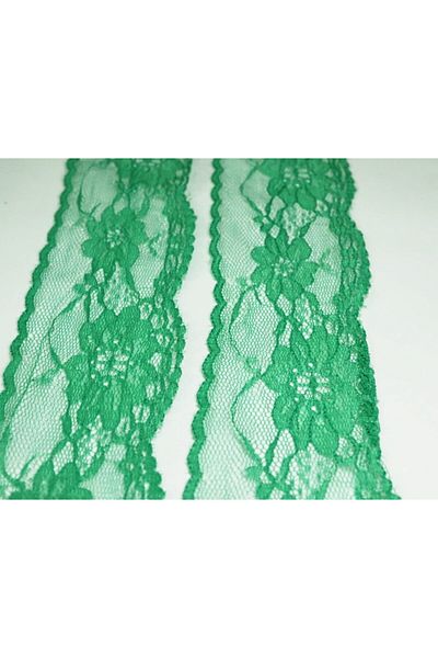 tuhafiyecimiz Green Lace 5 Meter