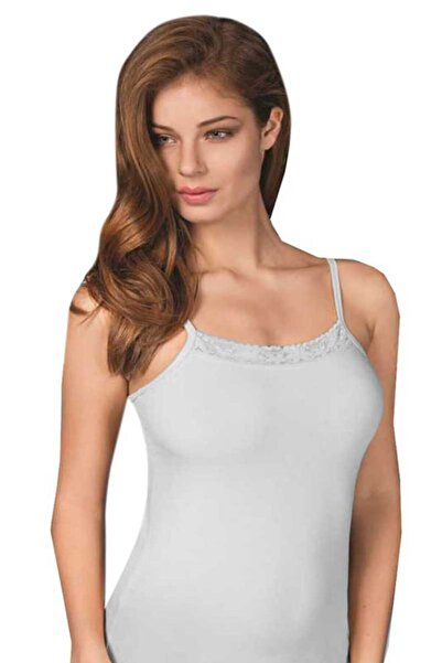 Berrak Kadın Gri Ip Askılı Atlet